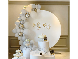 фотозона круглая "облачное сияние"