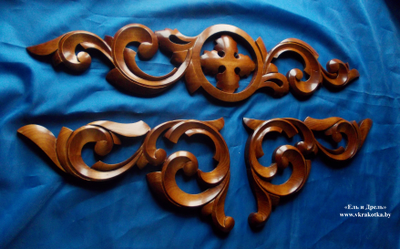 Резной накладной декор