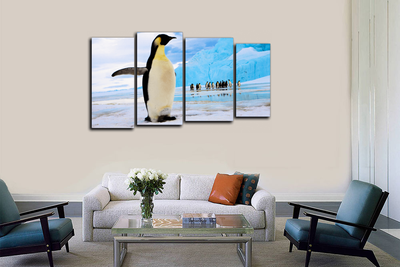 Модульная картина "Великолепный пингвин"