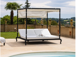 Шезлонг двухместный с балдахином Canopo
