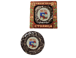 Пряник заварной глазированный "23 Февраля" с декором  в коробке 700 гр.