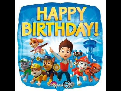 Фольгированный шар с рисунком 18 дюймов (45 см)