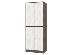 Гостиная МИЛАНА - Секция №3 Шкаф 2х створчатый Ясень анкор/Дуб Эльза