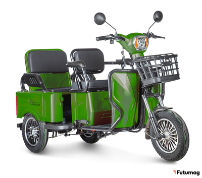 Электротрицикл Rutrike Тубан зеленый