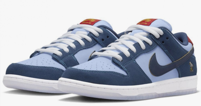 Nike SB Dunk Low Why So Sad (Синие) сбоку