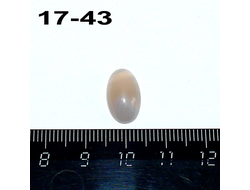Агат натуральный (кабошон) тиман №17-43: 15*9*5мм