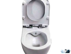 Чаша унитаза Creavit Free FE322.000 подвесная, безободковая, с биде купить в магазине Marysя