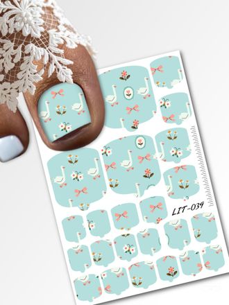 Мини пленки для педикюра LIT-039