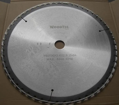 Пила дисковая Ø350 х 30 х 3,6/2,5 Z54 WZ WoodTec,  от