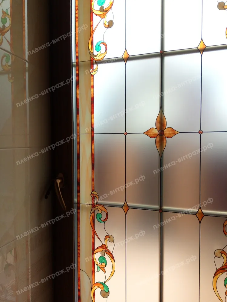Витражная пленка на окна-12