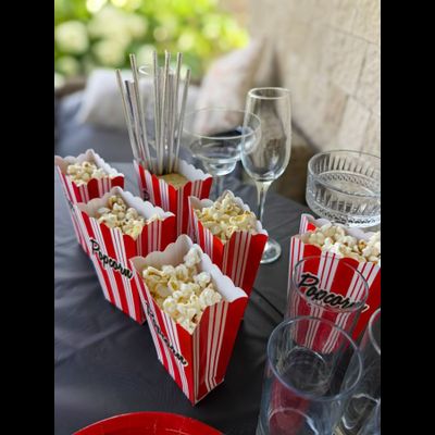 Оформление детского дня рождения в красно-чёрном стиле № 1451