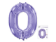 Цифра фольгированная Лиловая 102 см.