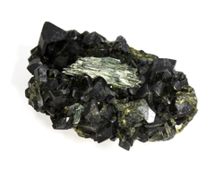 Эпидот, сросток кристаллов, Перу (57*34*25 мм, 73 г) №35867