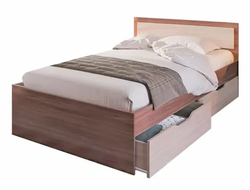 Спальня ГАРМОНИЯ - КР 607 Кровать 800 Ясень Шимо темный/Ясень Шимо светлый