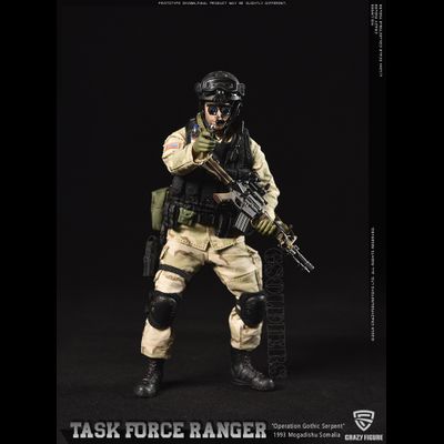Сержант отряда "Дельта" военного спецназа  США ("Падение Черного Ястреба") - Коллекционная фигурка 1/12 scale US Delta Special Force - master sergeant (LW005) - Crazy Figure