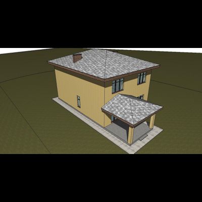 Двухэтажный дом с четырьмя спальнями 191м² (S83)