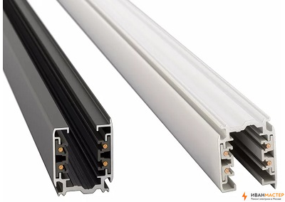 Установка трекового шинопровода в квартире в Москве ИВАНМАСТЕР