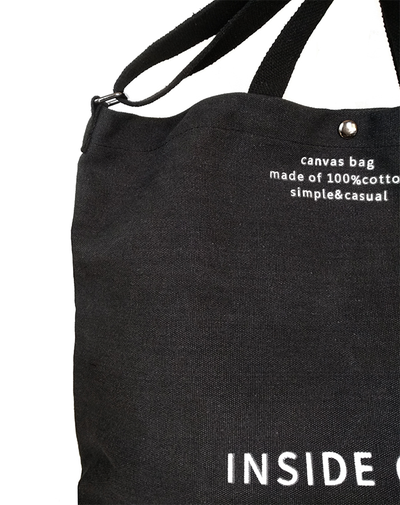 (АРТИКУЛ: 9316/1) СУМКА БОЛЬШАЯ, ТЕКСТИЛЬ, ЧЕРНАЯ, БЕЗ МОЛНИИ, НА КНОПКЕ, С ПЛЕЧЕВЫМ РЕМНЕМ