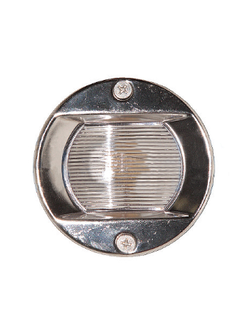 Огонь кормовой , хромированный круглый корпус