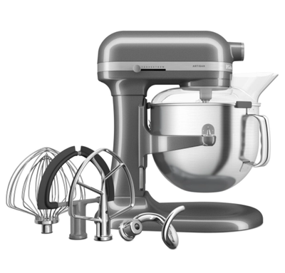 Планетарный Миксер KitchenAid ARTISAN, чаша 6,6 л., серебряный медальон, 5KSM70SHXEMS