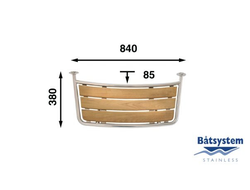 Транцевая площадка Batsystem PT8035 840 x 380 мм, 9519037406