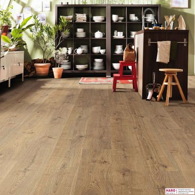 Ламинат Haro Tritty 100 Gran Via Дуб Портлэнд Натур 533141 32 класс толщина 8 мм с фаской 2.68 м2