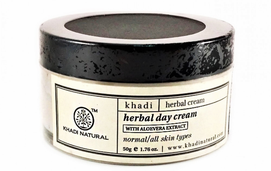 Дневной ТРАВЯНОЙ крем с АЛОЭ ВЕРА от Khadi Natural (Индия)