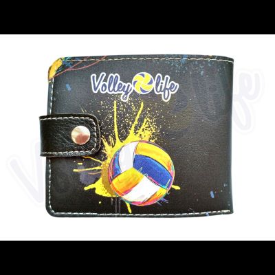 Кошелёк мини "Мяч рисованный BLACK"