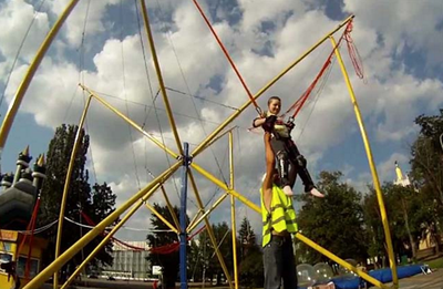 Тарзанка на 4-х человек «Кенгуру» (высота 6 м.)