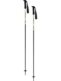 Палки PISTE CARBON sand/black