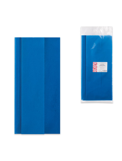 Скатерть одноразовая из нетканого материала спанбонд, 140х110 см, ИНТРОПЛАСТИКА, синяя