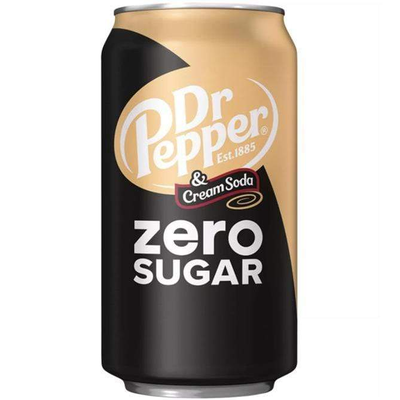 Dr Pepper Крем Сода Зеро 355ml США (12)