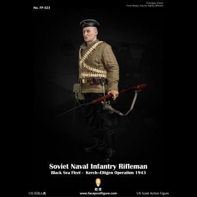 ПРЕДЗАКАЗ - Советский морпех Черноморского флота - Коллекционная фигурка 1/6 WWII Soviet Naval Black Sea Fleet Rifleman Special Edition (FP023B) - Facepoolfigure ?ЦЕНА: 25700 РУБ.?