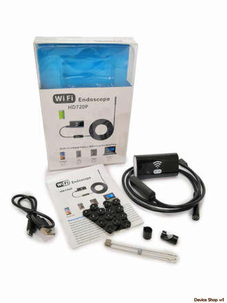 Камера эндоскоп Wi-Fi Endoscope YPC HD1200P+ПОДАРОК