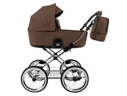 Коляска 2в1 Roan Bass Next Classic 2.0 Mocha Mousse / Black / руч.Cappuccino