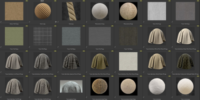 Shaders Ткани, шторы (часть 2)
