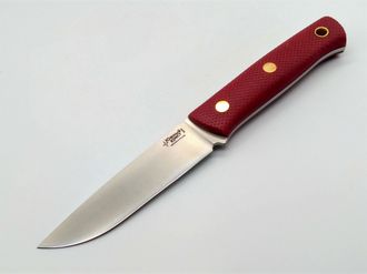 Нож фултанг M2 сталь N690 красная микарта