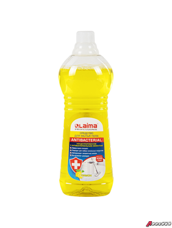 Средство для мытья пола и стен 1 кг LAIMA PROFESSIONAL концентрированное, «Антибактериальный эффект. Лимон». 607967