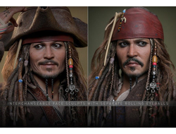 Капитан Джек Воробей (Джонни Депп, "Пираты Карибского Моря", Pirates of the Caribbean) - Коллекционная фигурка 1/6 JACK SPARROW (DX38) - HOT TOYS