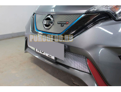 Защита радиатора Nissan Note Nismo S 2016-2020 black низ (Японская сборка)