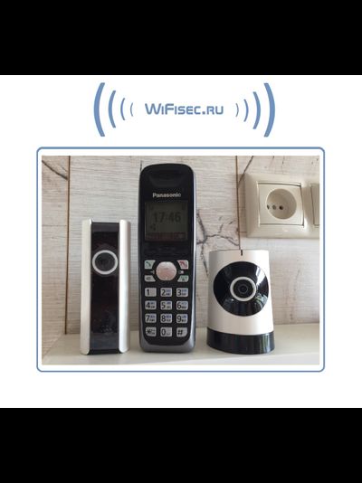 Видеоняня /WiFi IP видеокамера панорамная 180*110*  с DVR (fish_mini), HD