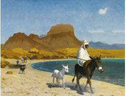 Картина обогреватель, репродукция Жан-Леона Залив Акаба