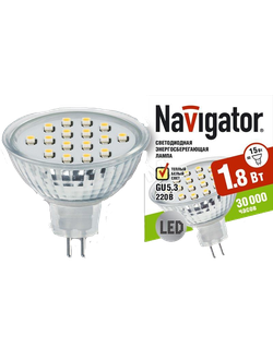 Navigator LED 1.8w 830 220v GU5.3