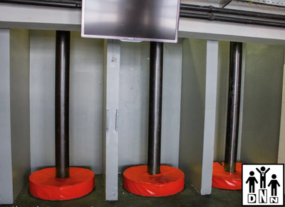 Мат для спуска пожарных по тревоге