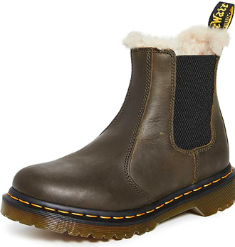 Dr. Martens 2976 Leonore с мехом (Коричневые)