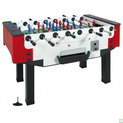 Всепогодный настольный футбол (кикер) «Storm F-3 family outdoor» (138x76x88 см, жетоноприемник) с защитным корпусом