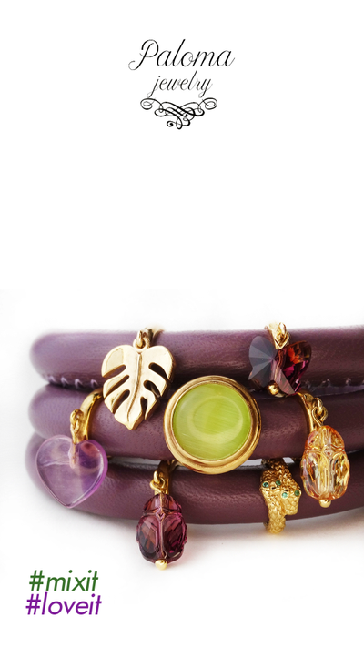 Браслет кожаный  ZHUKI Collection