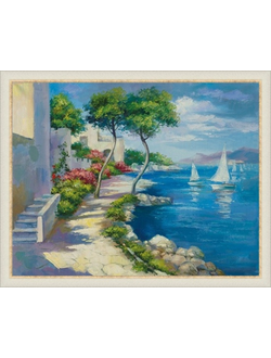 картина в раме 60 х 80 см Средиземноморье
