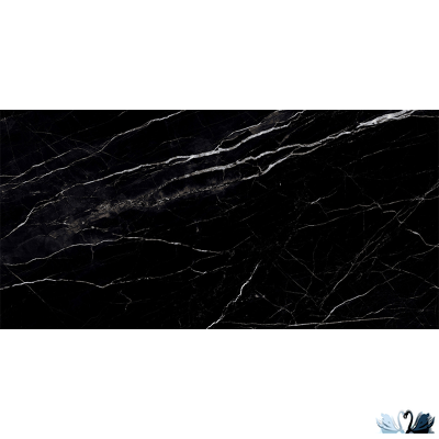 Керамогранит Ocean Ceramic Flash black 60 x 120 см черный полированная