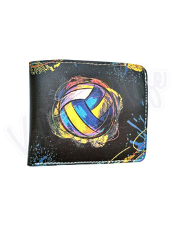 Кошелёк мини "Мяч рисованный BLACK"